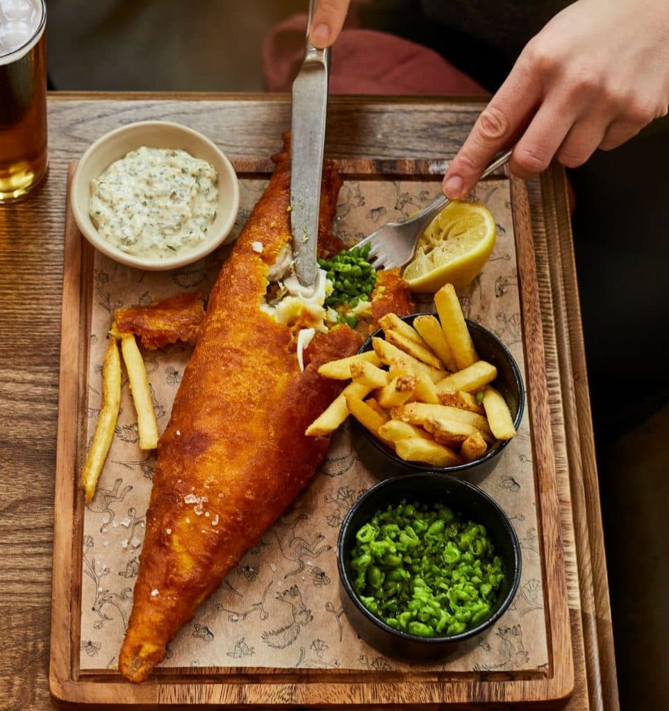 Cover Image for Complimentary Fizz when you order Fish and Chips at The White Bear!