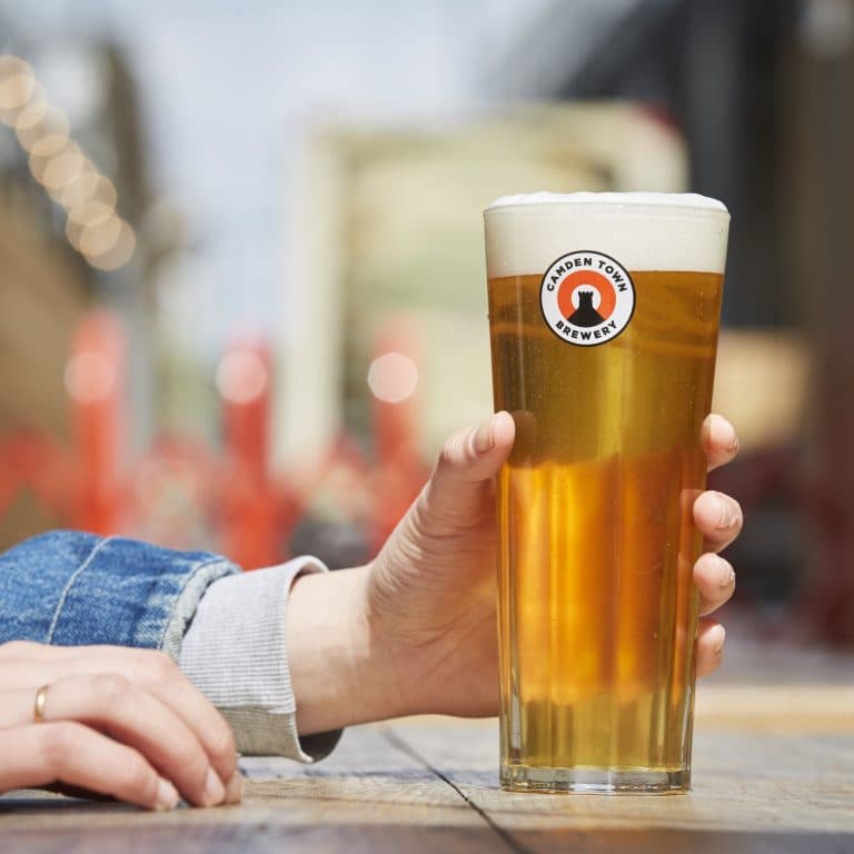 Cover Image for Buy 1 get 1 free on a pint of Camden Hells at The White Bear